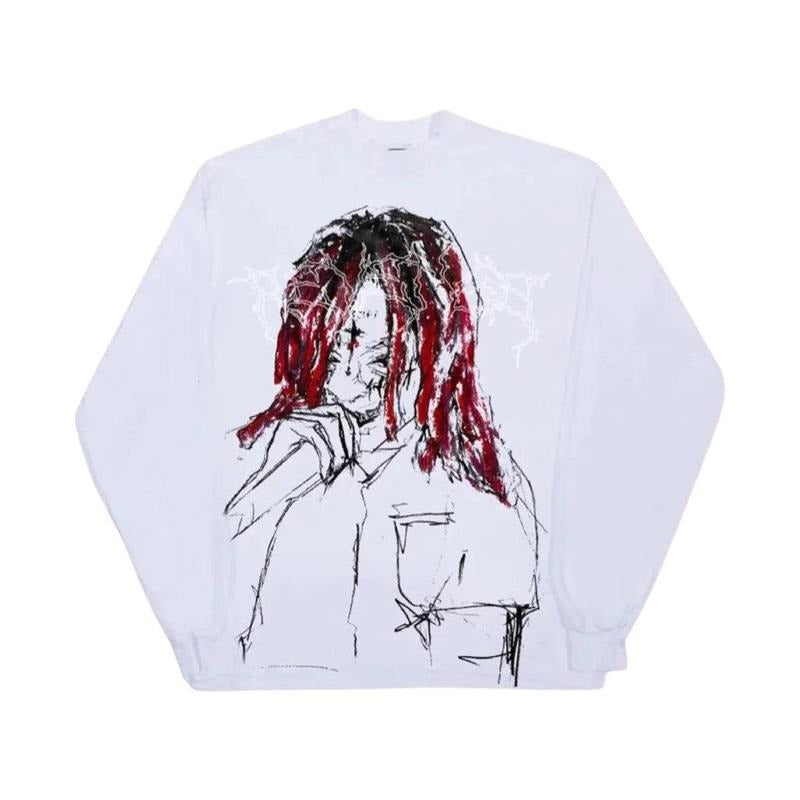Revenge WHITE LIGHTNING TRIPPIE LONG SLEEVE T-Shirts, Hoodie, Sweatshirt | WearSparks.com