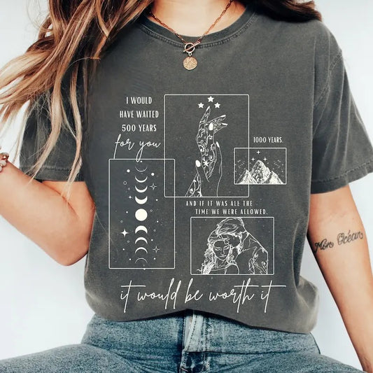 Rhysand Shirt ACOTAR Shirt  ACOTAR Merch Rhysand Quote Feyre SJM Merch Booktok Merch Sarah J Maas Merch Velaris Shirt Bat...