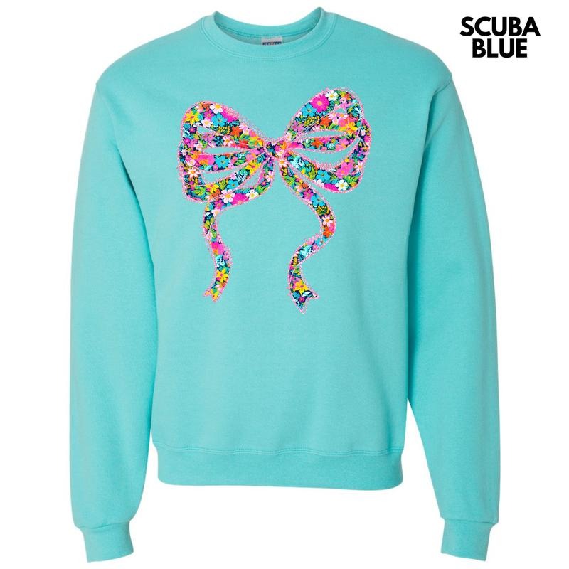 Ribbon Ditzy Floral Sweatshirt 'NLB' T-Shirts, Hoodie | WearSparks.com