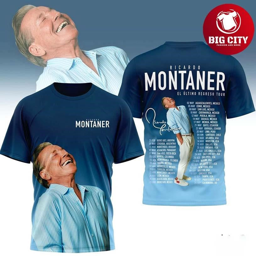 Ricardo Montaner El Ultimo Regreso Tour 2026 Two Sided Shirt