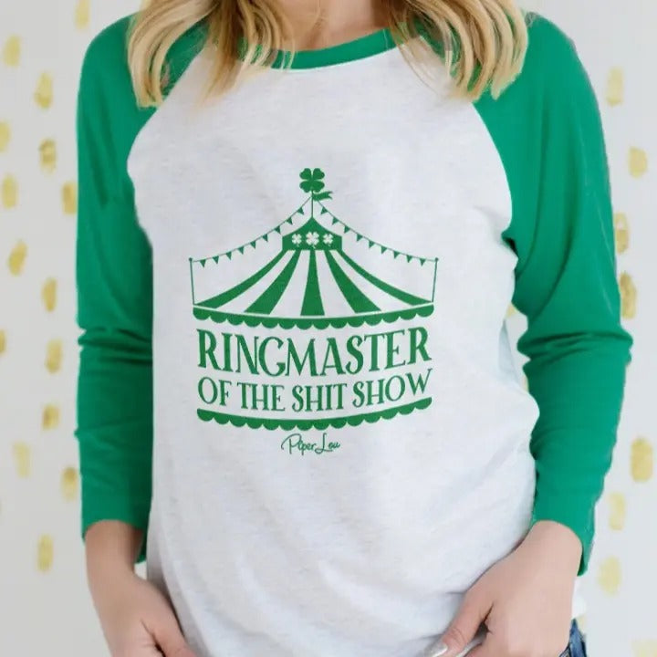 Ringmaster Of The Shitshow Raglan T-Shirts, Hoodie, Sweatshirt | WearSparks.com