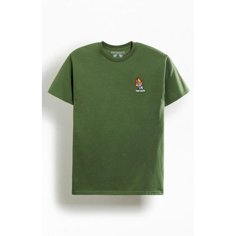 Riot Society Men's Pray For Me T-Shirt - Multicolor Hoodie, Sweatshirt | WearSparks.com