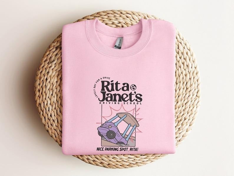 Rita and Janet's Driving School Sweatshirt,Janet and Rita Shirt, Bluey Grannie Shirt, Bluey Back To School Shirt Hoodie