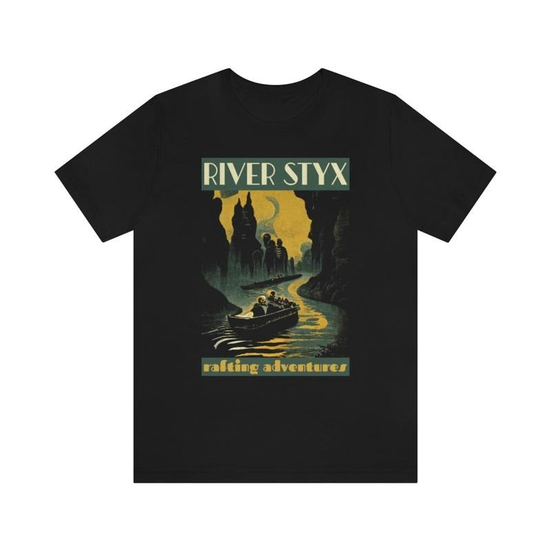 River Styx Rafting Adventures Vintage Poster Shirt Greek Mythology Shirt Hoodie, Sweatshirt | WearSparks.com