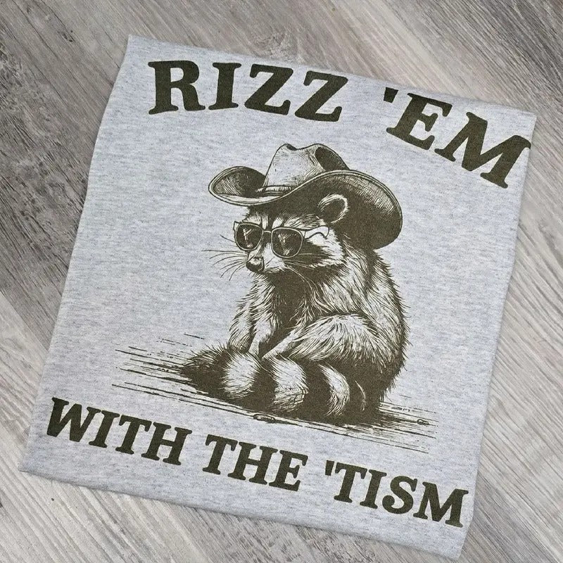 Rizz' em with the tism Graphic Tee or Sweatshirt Hoodie | WearSparks.com