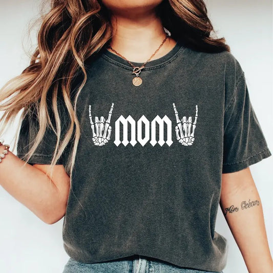 Rock Mama Shirts, Birthday Gift For Mom, Heavy Metal Mom Tshirt, Rocker Mom Shirt, Mothers Day Gift Hoodie, Sweatshirt