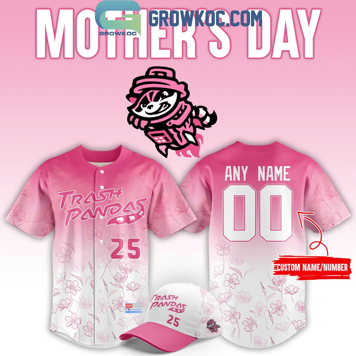 Rocket City Trash Pandas Mother’s Day Personalized Baseball Jersey