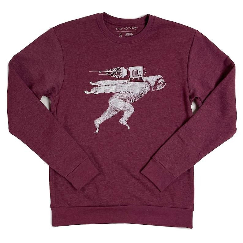 Rocket Sloth Sweatshirt, Sloth Shirt and Funny Gift for Engineers and Techies, Cool Gift for Sloth Lovers  sweater Hoodie