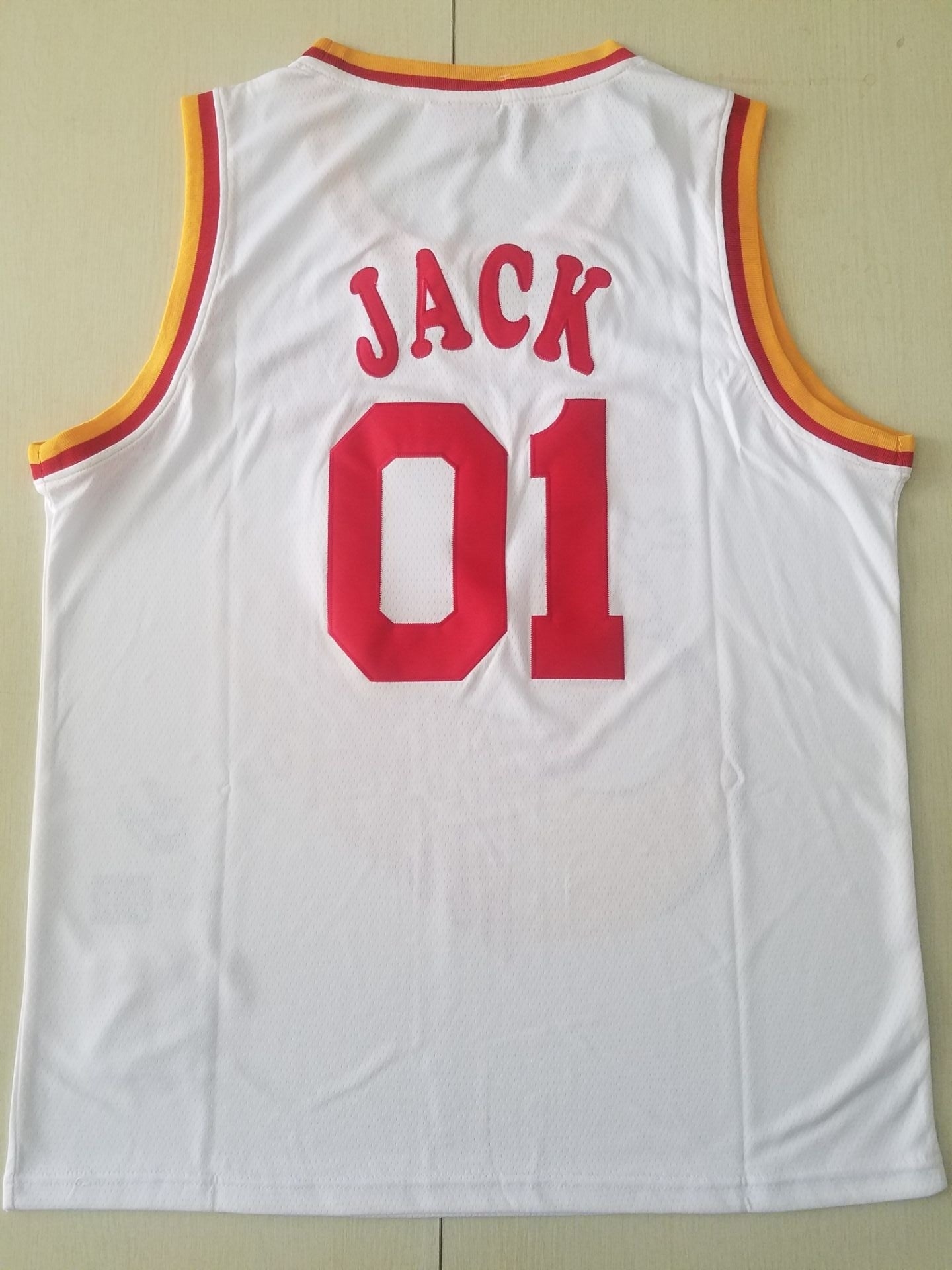 Rockets #01 JACK Travis Scott Mitchell Ness Bleacher Report Rockets Collaboration Jersey Style 5