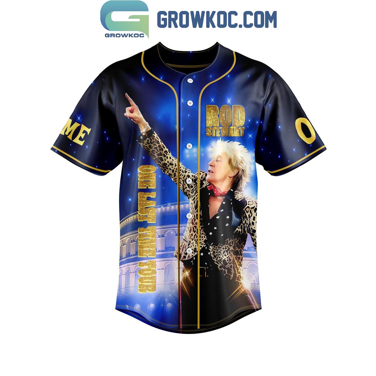 Rod Stewart In My Heart You’ll Always Stay Forever Young Baseball Jersey