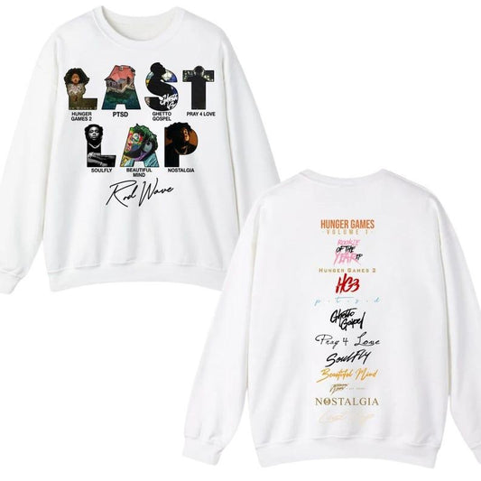 Rod Wave Last Lap Sweatshirt, In Rod We Trust, Concert Tour, Last Lap Tour 2024 Shirt, Stay Ahead of the Curve, Easy to...