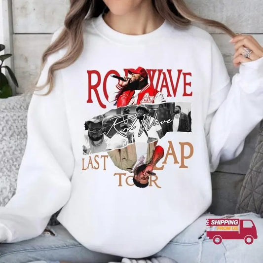 Rod Wave Last Lap Tour Shirt, Rod Rapper Wave Sweatshirt, Last Lap Tour 2024 Shirt, Unisex Short Sleeve Tee Hoodie
