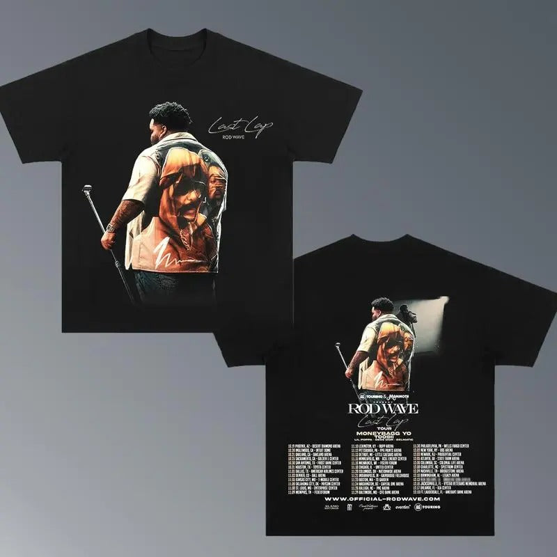Rod Wave Shirt, Rod Wave Last Lap 2024 Tour Music Tee, Rod Wave Rapper T-shirt, Rod Wave Unisex Tee Gift For Men Women,...