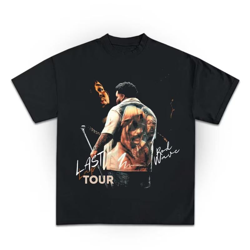 Rod Wave Shirt, T-Shirt, Sweatshirt, Hoodie 90s Vintage Bootleg Unisex Rap T-Shirt Vintage tee Rod Wave Last Lap Tour Merch