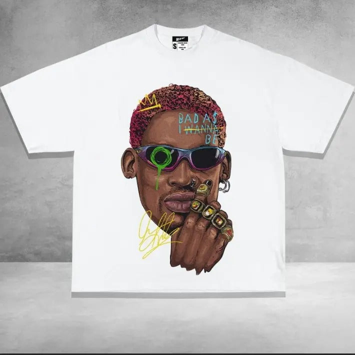 "Rodman" Big Face Art Graphic T-Shirt Hoodie, Sweatshirt | WearSparks.com