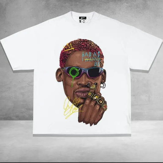 "Rodman" Big Face Art Graphic T-Shirt Hoodie, Sweatshirt | WearSparks.com