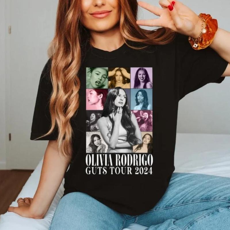 Rodrigo Era Shirt, Guts Tour 2024 Shirt, Concert Shirt, Olivia Fans Shirt, Olivia Guts Merch, Gift For Fan, Viral Shirt,...