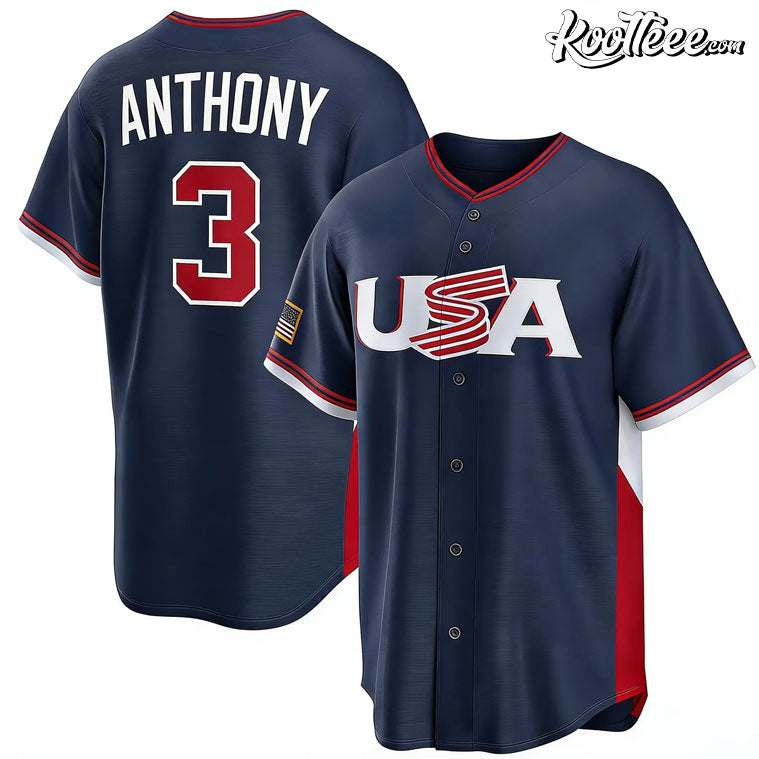 Roman Anthony USA 2026 World Classic Baseball Jersey