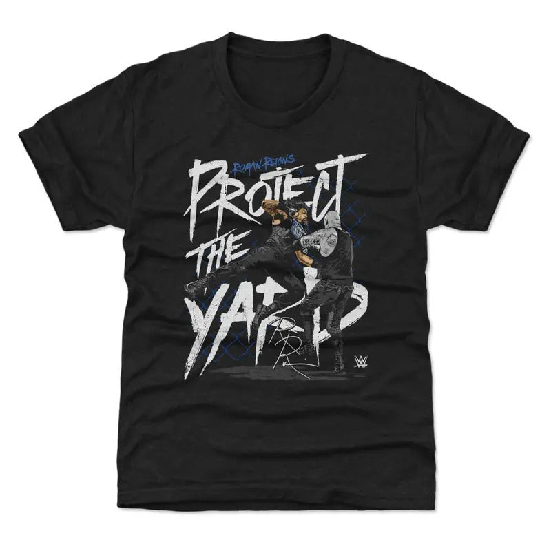 Roman Reigns Protect The Yard Unisex Shirt, Joe Anoaʻi SmackDown Cotton S-5XL Apparel, Professional Wrestler Fan Gift For...