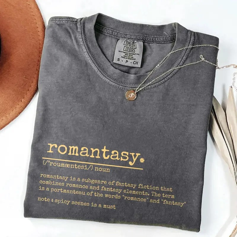 Romantasy Book Lover Shirt, antasy Reader T-Shirt, Romance Shirt, Book Lovers Gift Tee, ACOTAR Merch, Girl Book Club...