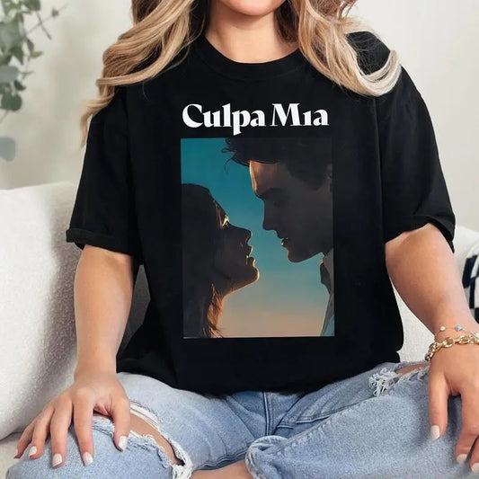 Romantic Vintage T-Shirt for Valentine's Day Shirt, Mia Shirt, Culpa Mia Vintage T-Shirt Hoodie, Sweatshirt | WearSparks.com