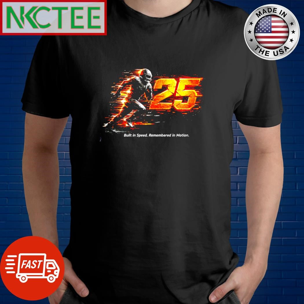 Rondale Moore 25 Built in speed Remembered in Motion shirt