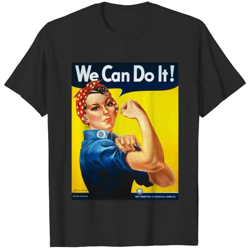 Rosie the Riveter Iconic Poster Women's Liberation  T-shirt, sweater and Hoodie Sweatshirt | WearSparks.com