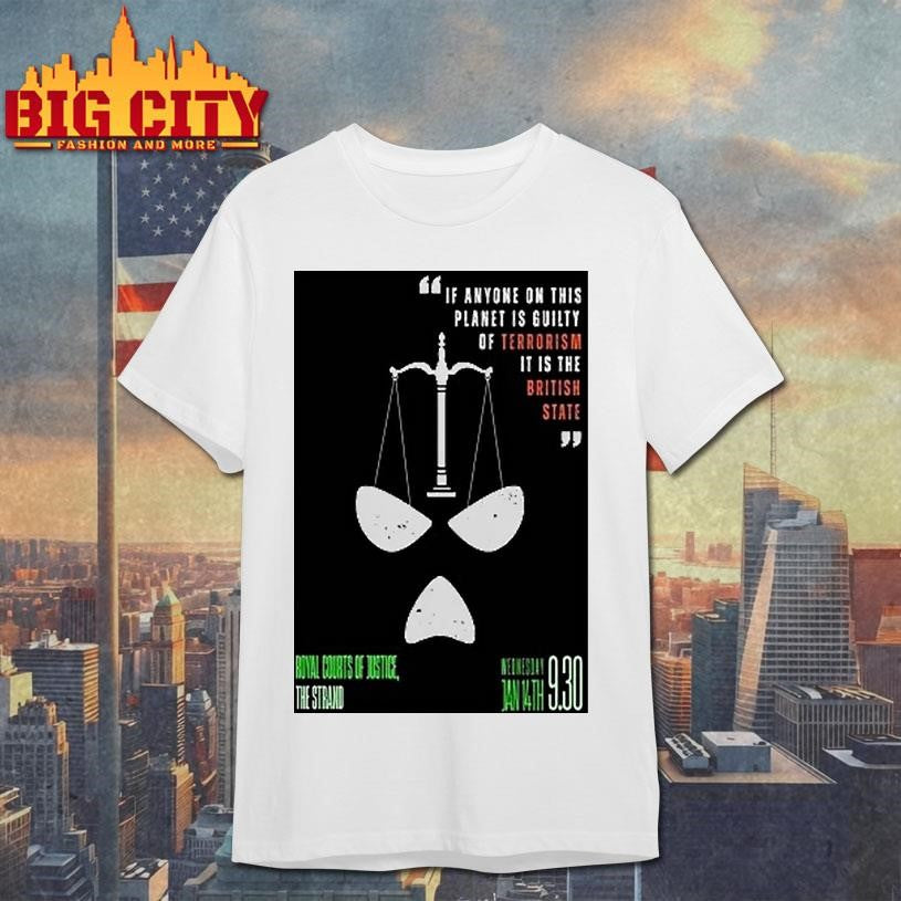 Royal Courts Of Justice Kneecap June 14 2026 The Strand Shirt