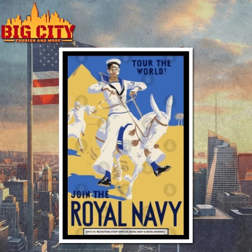 Royal Navy Recruitment Baseball shirt