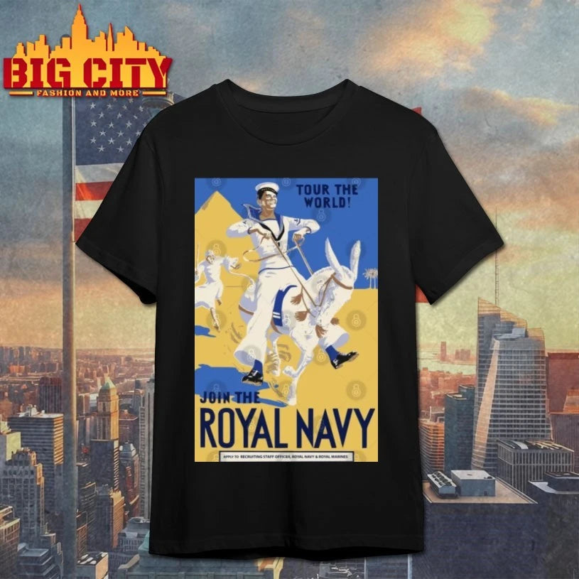 Royal Navy Recruitment Baseball shirt