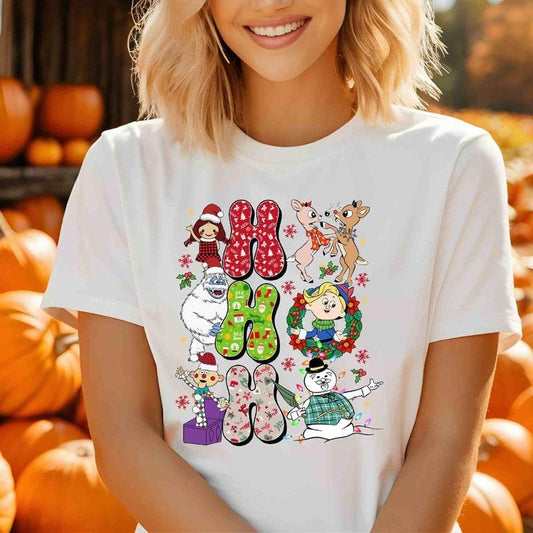 Rudolph Xmas Tshirt, Rudolph Red-nosed Reindeer Christmas Sweatshirt, Rudolph Xmas Shirt, Christmas Movie Shirt, Holiday...