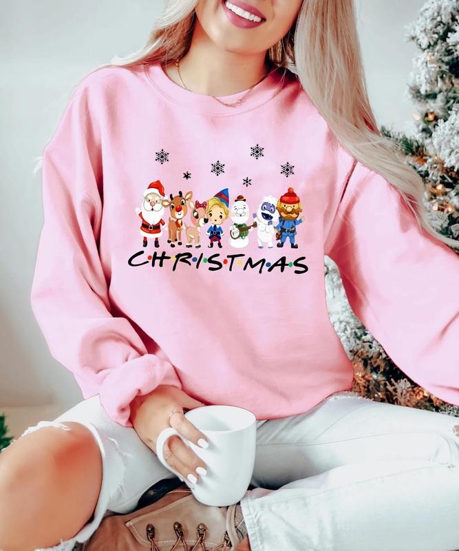Rudolph the Red Nosed Reindeer Christmas Sweatshirt, Rudolph Reindeer Xmas Shirt, Christmas Movie Shirt, Holiday Family...