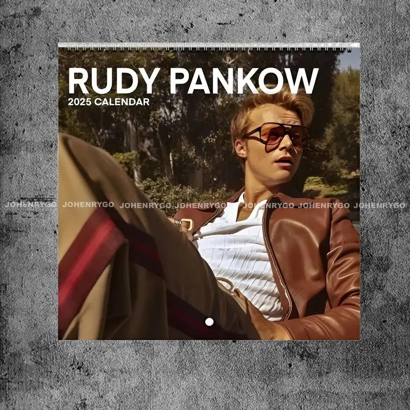 Rudy Pankow New Calendar 2025 - JJ Maybank Outer Banks |  Home Decor, Office Decor - Rudy Pankow Fan Gift, Unique Holiday...