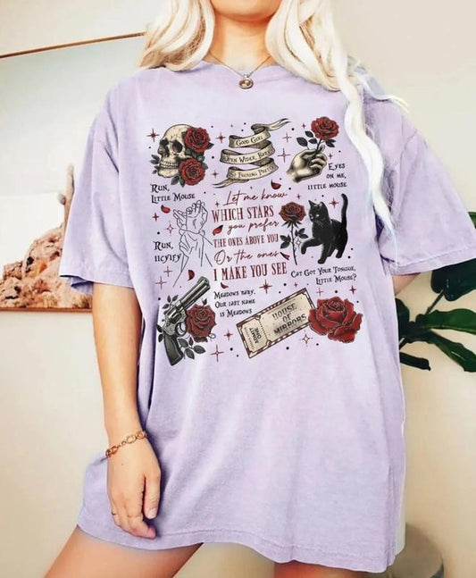 Run Little Mouse Shirt, Haunting Adeline Tee Shirt, Smut Reader Tee, Dark Romance Book Sweatshirt, Spicy Book T-Shirt,...