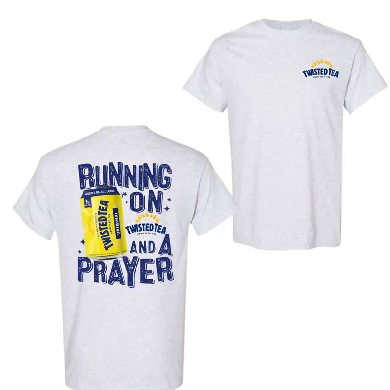 Running On Twisted And A Prayer 2 Sided T-Shirt, Twisted T-Shirt For Men And Women, Trendy Shirt Hoodie, Sweatshirt