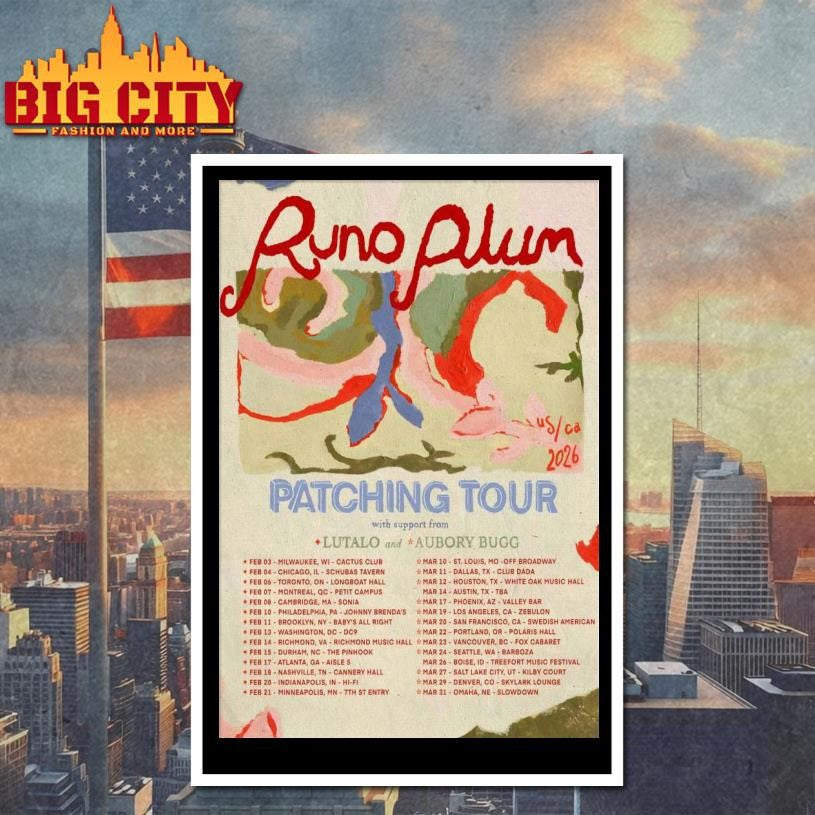 Runo Plum Patching 2026 Shows Poster Shirt
