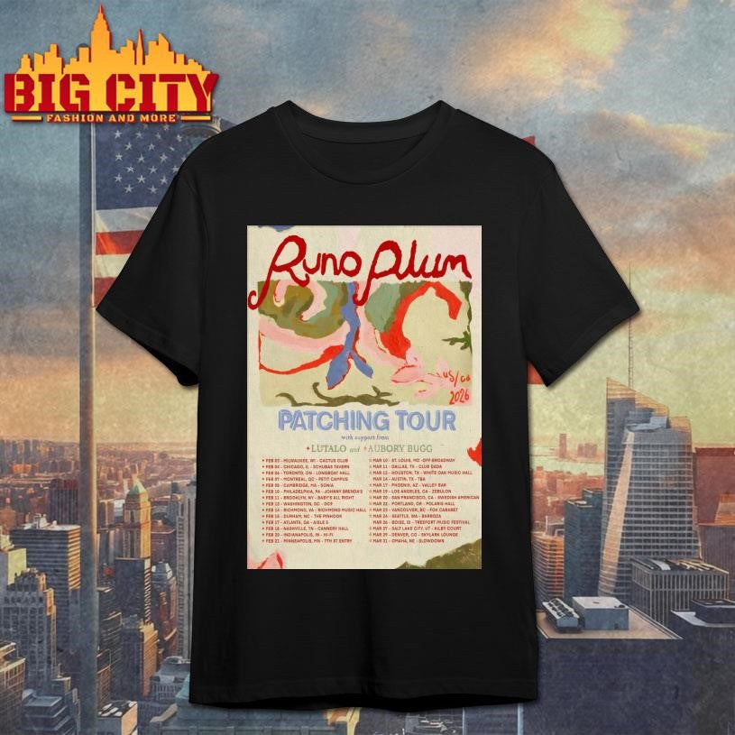 Runo Plum Patching 2026 Shows Poster Shirt