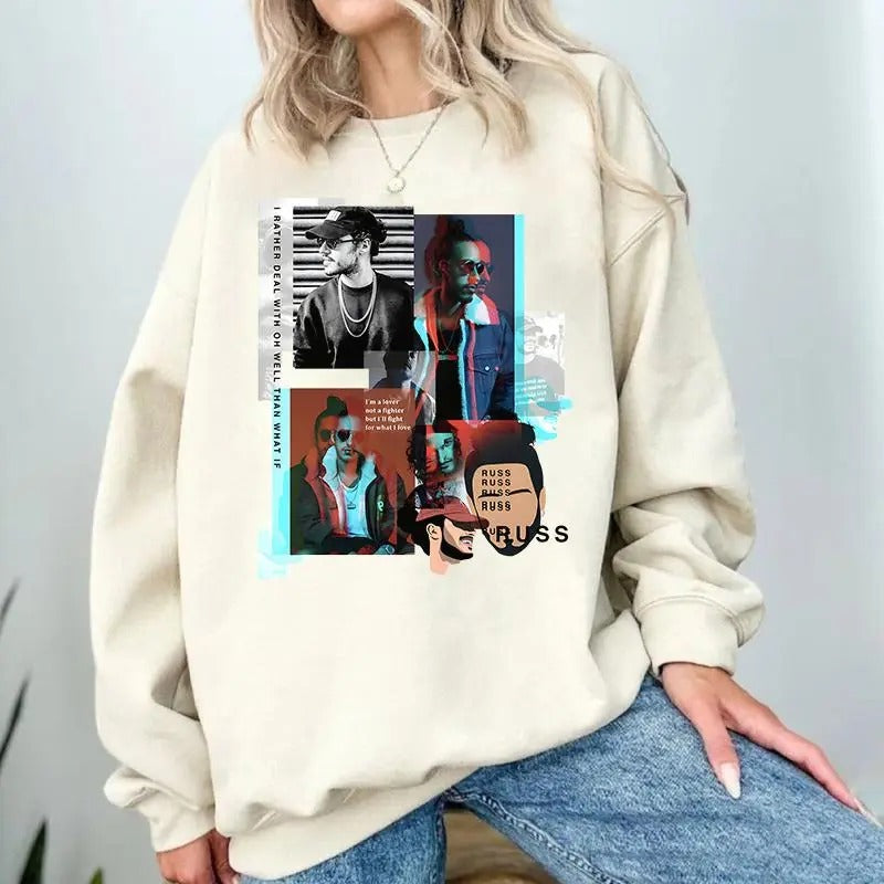 Russ Merch Santiago Album It Was You All Along Tour2024 Shirt Sweatshirt, Music 2024 Shirt, Unisex Sweater Pullover Tee...