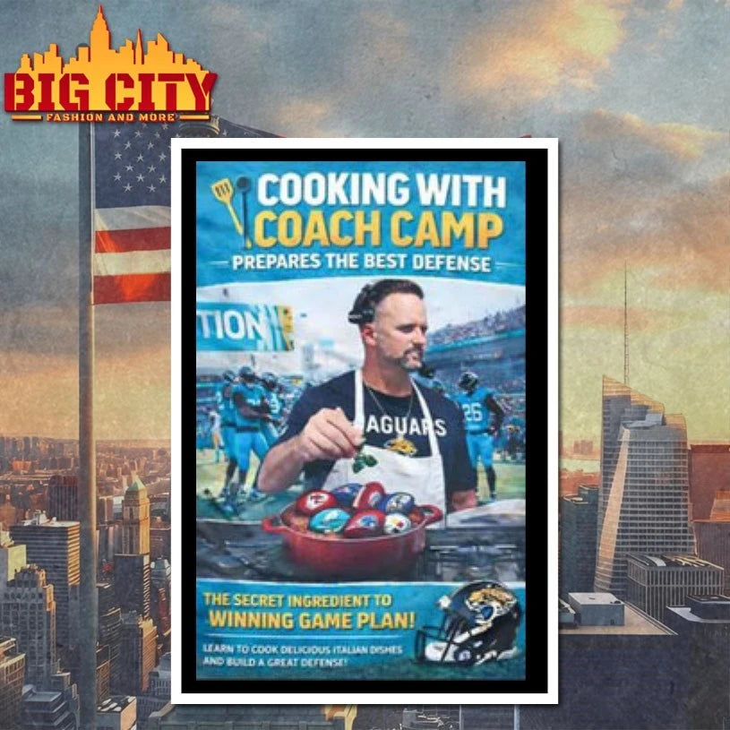 Ryan Nielsen Wearing Cooking With Coach Camp shirt