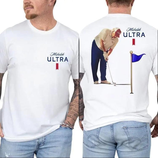 [SALE UP TO 45%] Trump Michel0b Ultra Golf Swing T-shirt, Michel0b Ultra Beer Lovers Unisex Cotton T-shirt, Gift for Dad,...