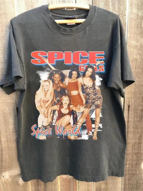 [SALE UP TO 50%] 90's Spice Girls Cotton Unisex T Shirt Gift For Men WOmen Gift For Fans Hoodie, Sweatshirt | WearSparks.com