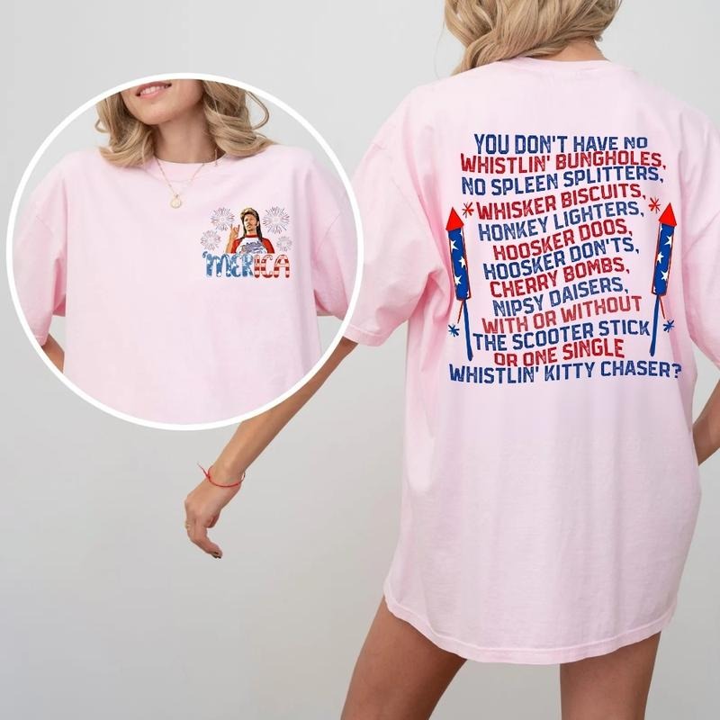 [SALE UP TO 60%] Joe Dirt T-Shirt, Sweatshirt, Funny 4th of July 2-Sided Graphic, Full-Color Merica Tee for Men and...