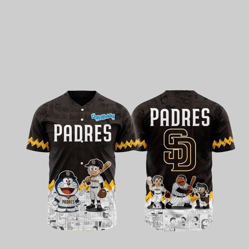 SD Padres Doraemon Jersey 2025 - Grishko.com T-Shirts, Hoodie, Sweatshirt | WearSparks.com