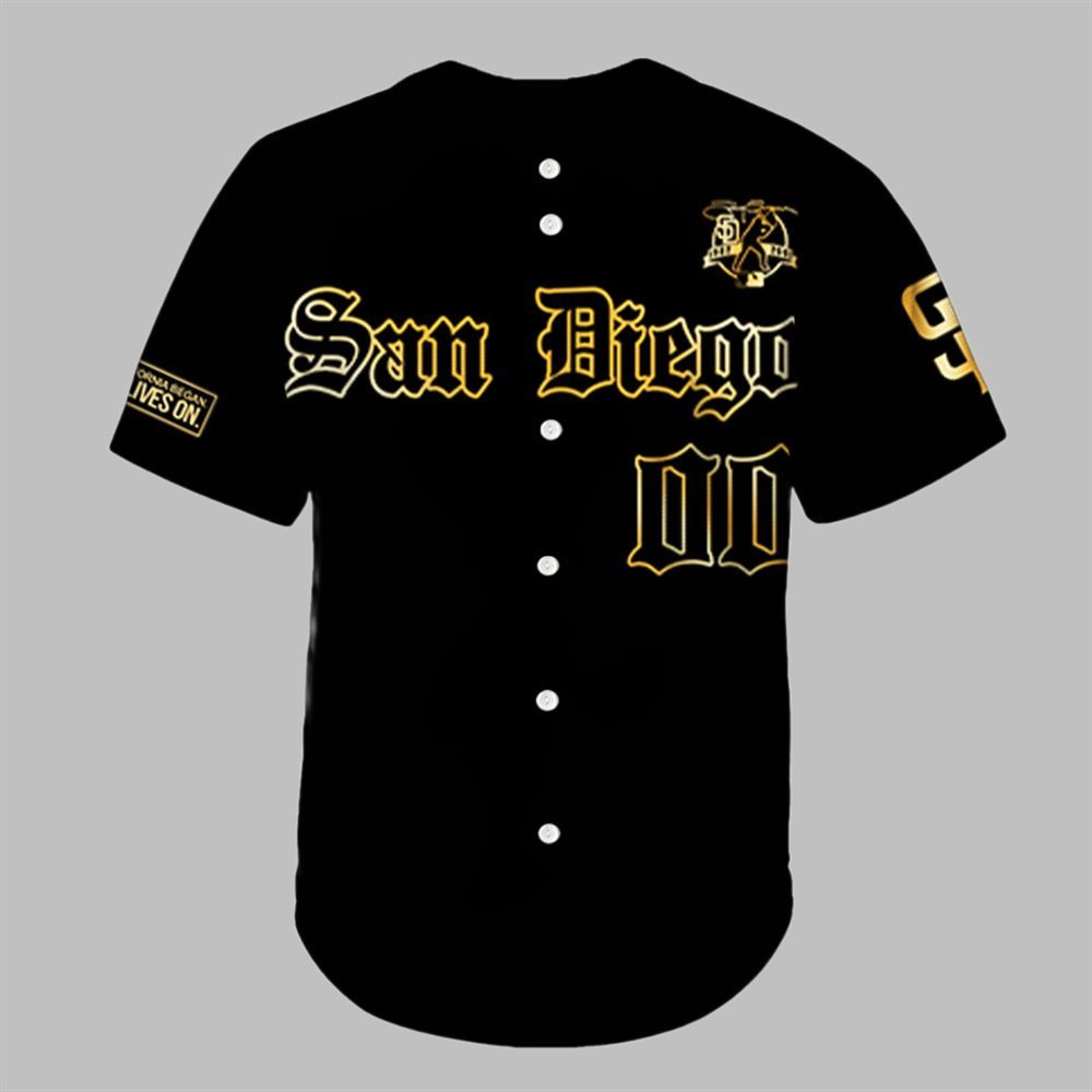 SD Padres Gothic Gold 2025 Jersey - Grishko.com T-Shirts, Hoodie, Sweatshirt | WearSparks.com (Image 2)