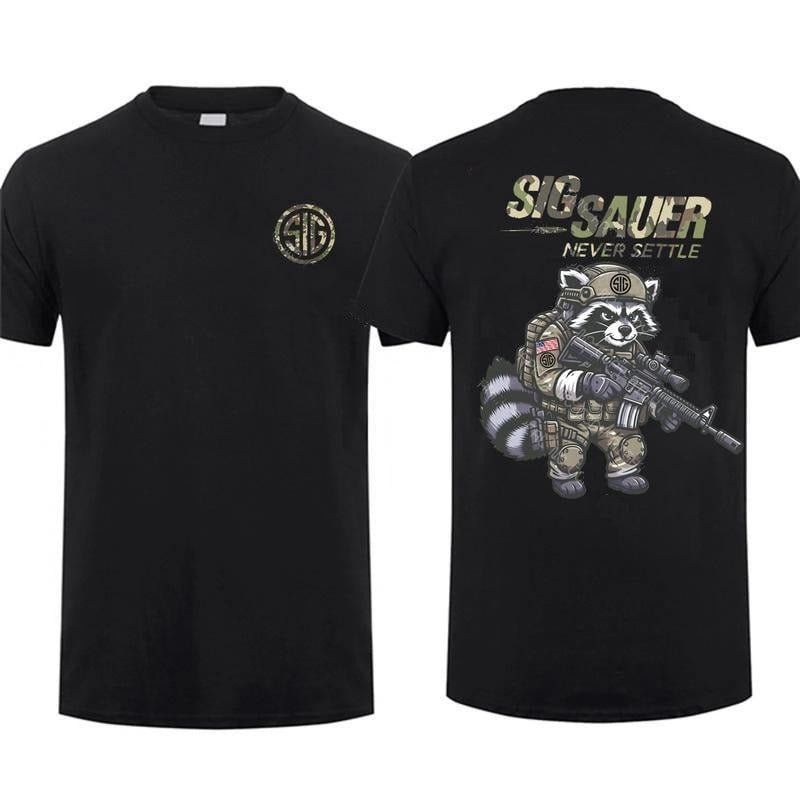 SIG SAUER Tactical Raccoon T-Shirt - Sweatshirt