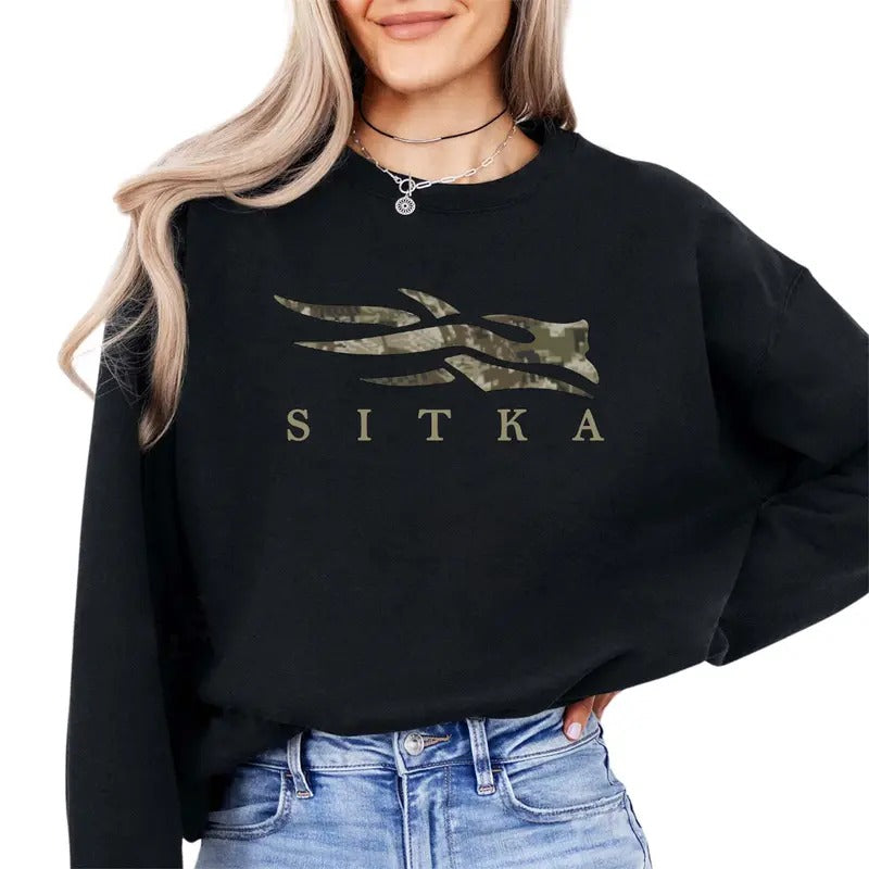 SITKA Hunting Camo Outdoor Gear tactical Unisex T-shirt Sweatshirt Hoodie, Durable and Comfortable Classic Pullover...