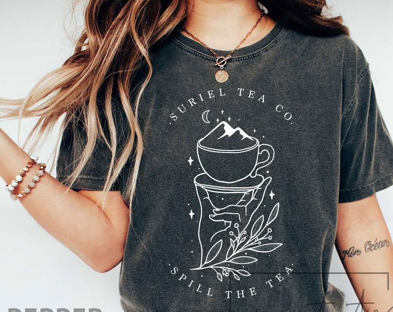 SJM, Suriel Tea Co t-shirt, The Night Court, A Court of Thorns and Roses Court of Dreams shirt, iprintasty Hoodie, Sweatshirt