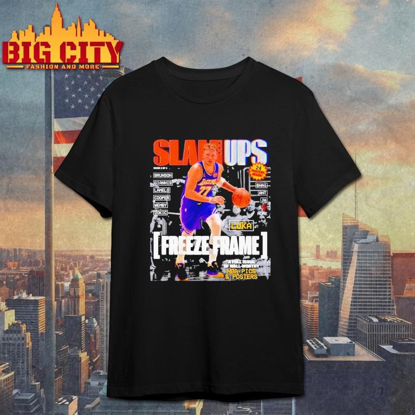 SLAMUPs Luka Doncic LA Lakers Magazine Shirt