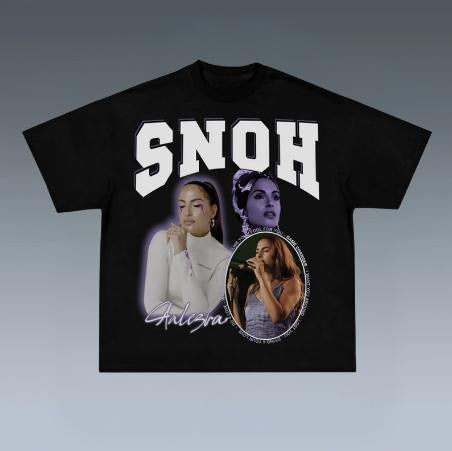 SNOH TEE, Prints Vintage T-Shirt, Rapper Shirt, Hip Hop Shirt, Rap Music Shirt, R&B Shirt, Pop Shirt, Graphic Tee Shirt,...