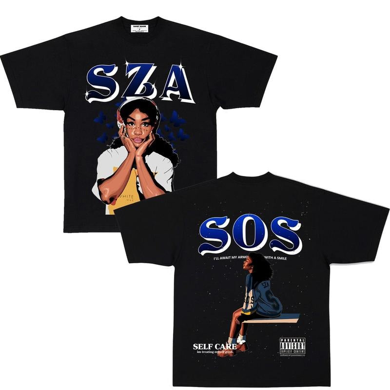 SOS_ by SZA Tee Hoodie, Sweatshirt | WearSparks.com